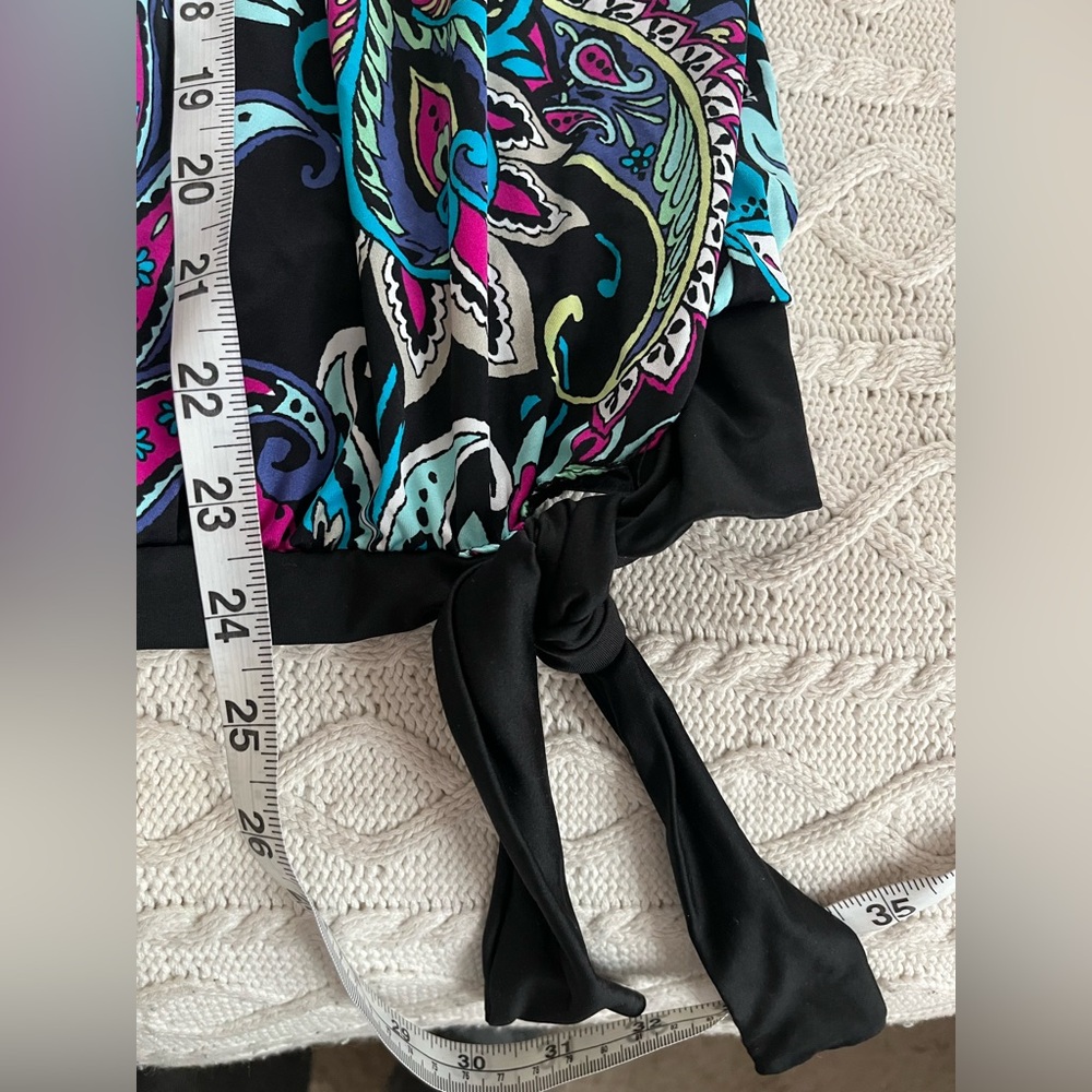 Apt. 9 Tankini Vibrant Colors Patterned Spandex Women’s Plus Size 1X - Picture 10 of 12